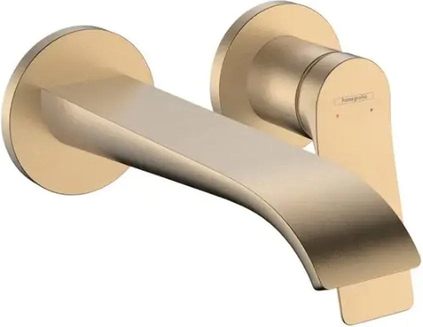 Baterie lavoar incastrata Hansgrohe Vivenis finisaj bronz periat 19.2 cm fara corp ingropat