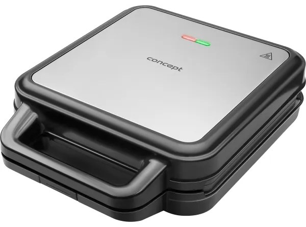 Concept SV3080 - Prăjitor FAMILY 3în1 1200W/230V negru/inox