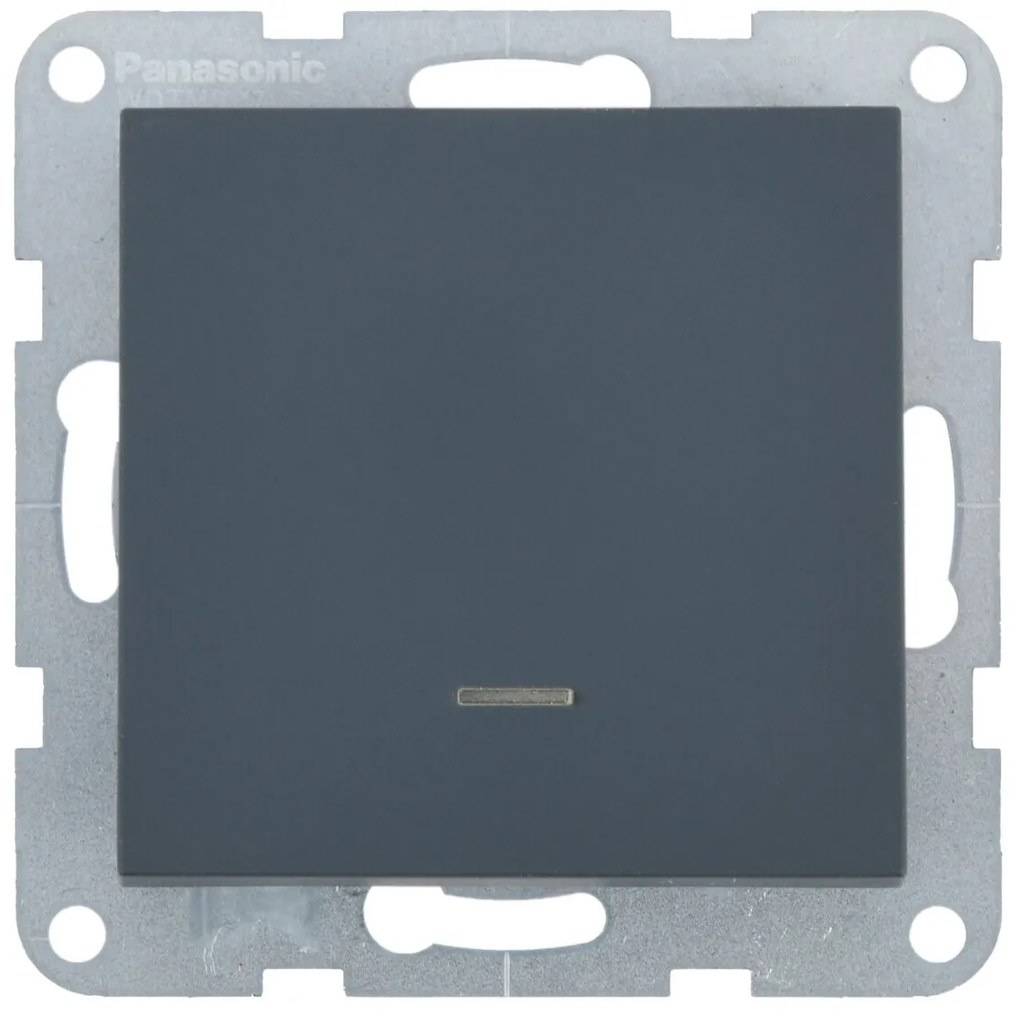 Intrerupator simplu Karre Plus 55, 1 modul, incastrat, 250V 10AX, Soft Touch, Night