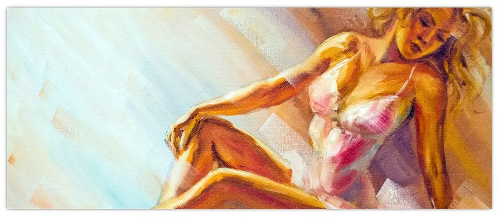 Tablou - Dansatori (120x50 cm)
