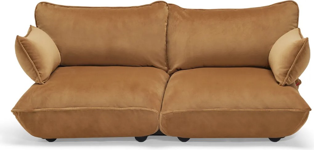 Canapea modulară Sumo, catifea medie, culori multiple - Fatboy Culoare: migdale