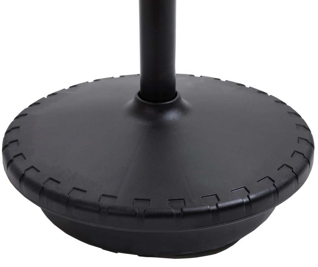 Vinsetto Taburet de birou cu funcție de rotire, taburet ergonomic, reglabil pe înălțime 65,5-83,5 cm, înclinabil 120°, Gri | Aosom Romania