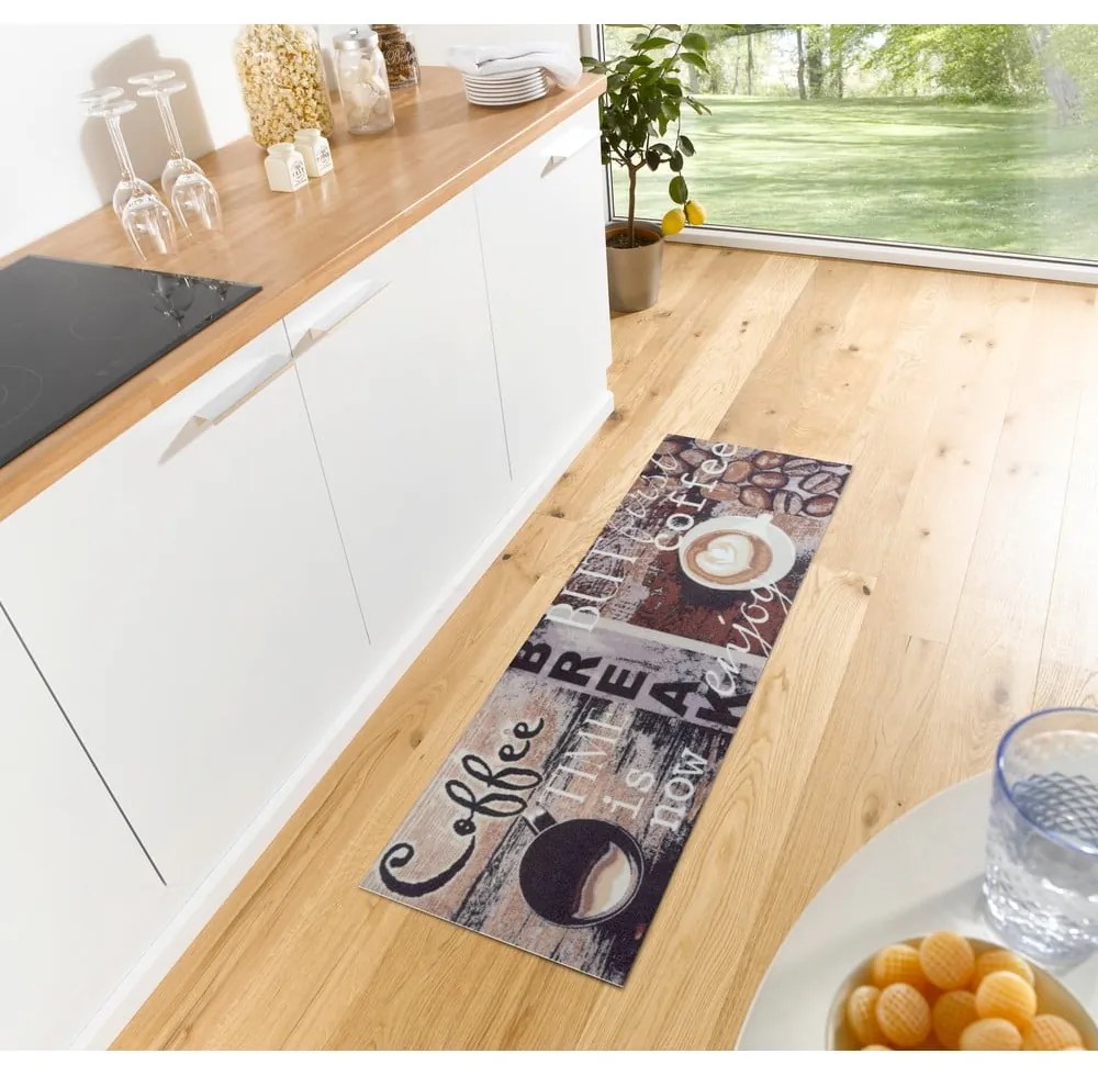 Covor maro de tip traversă 50x150 cm Enjoy Coffee Break – Hanse Home