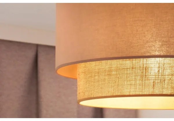 Lustră aplicată Duolla BOHO 1xE27/15W/230V d. 45 cm bej/maro