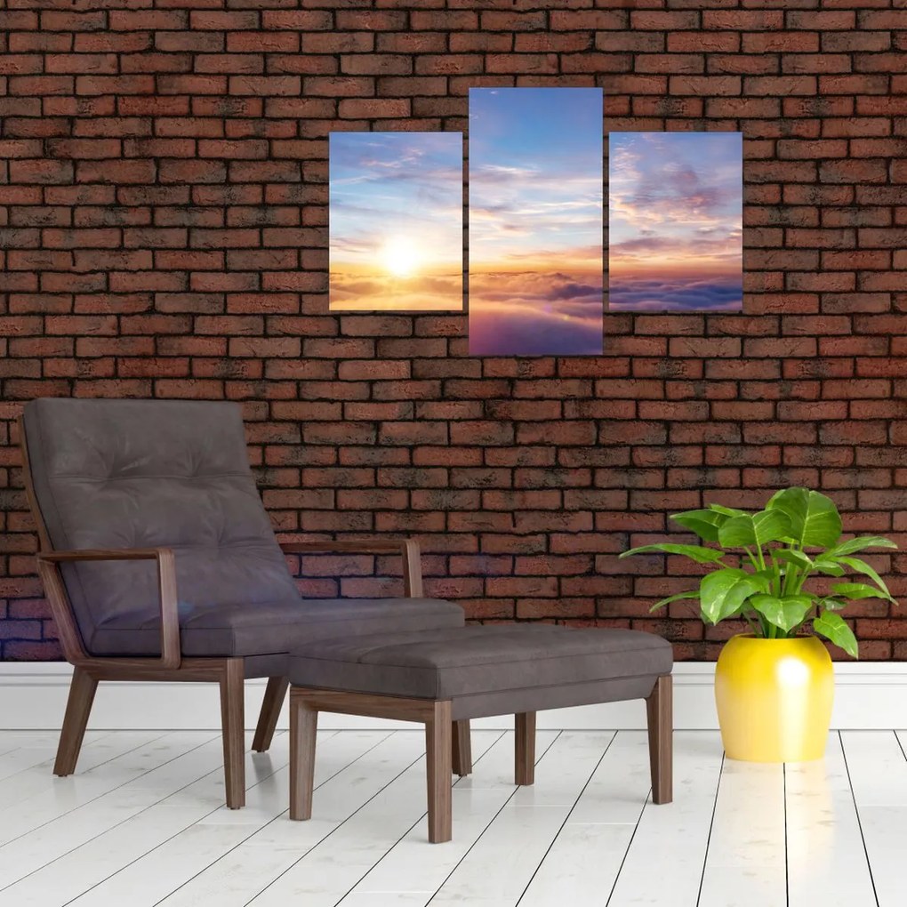 Tablou - Apus de soare deasupra norilor (90x60 cm)