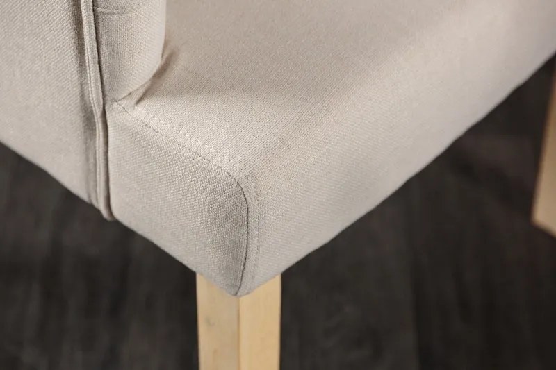 Set 2 scaune cu brate stil baroc Castle bej