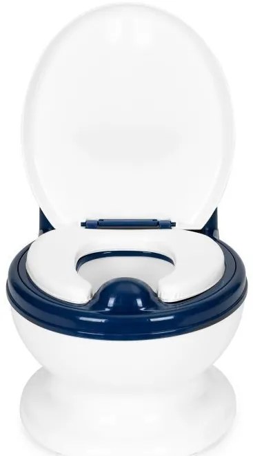 Oliță în formă de toaletă cu interior detașabil și perie