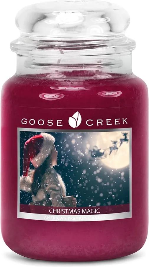 Lumânare parfumată în recipient de sticlă Goose Creek Christmas Magic, 150 ore de ardere