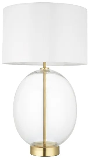 Endon 99292 - Lampă de masă reglabilă KELDA 1xE27/10W/230V crem/auriu