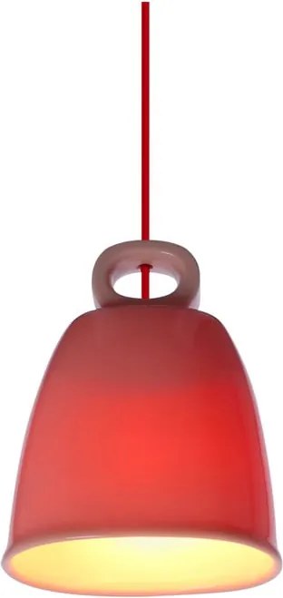 Lustră roz cu abajur din ceramică Sewilla – Candellux Lighting