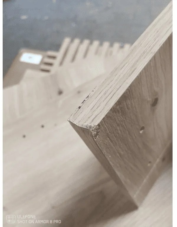 OFERTA Comoda ENTSIAN 150x70cm, stejar artisan clasa a II-a