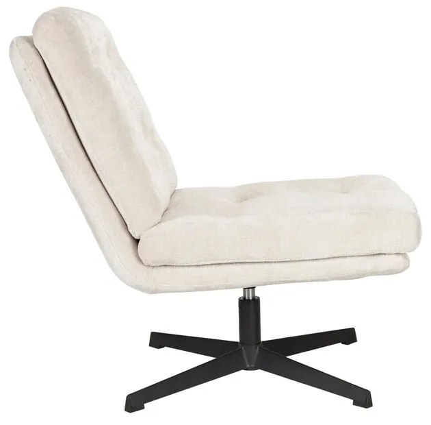 Fotoliu crem pivotant Kai – White Label