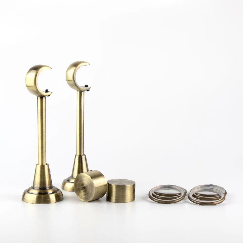 Galerie simpla bara simpla capat dop 25/19, auriu antic - 320 cm