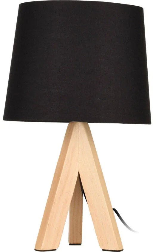 Lampa cu picioare din lemn, inaltime 29 cm