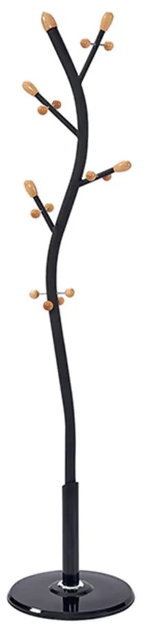 Cuier metalic Sadik, negru, 175 cm