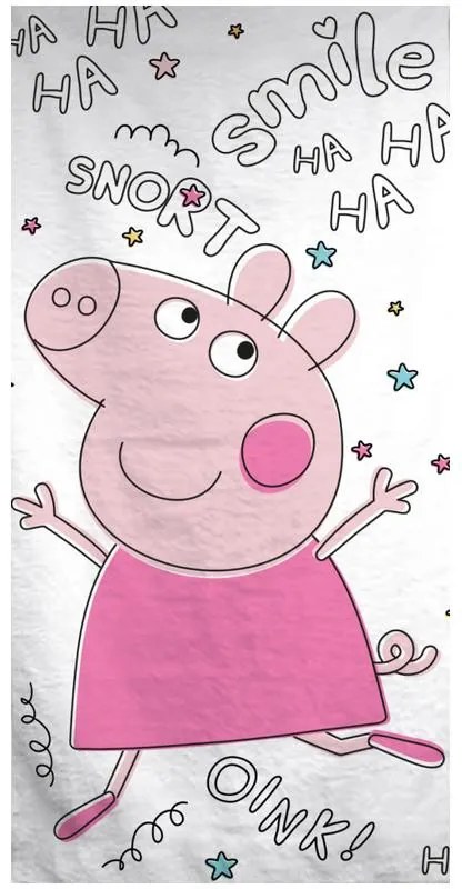 Purcelușa Peppa Snort prosop de baie, prosop de plajă 70x140cm
