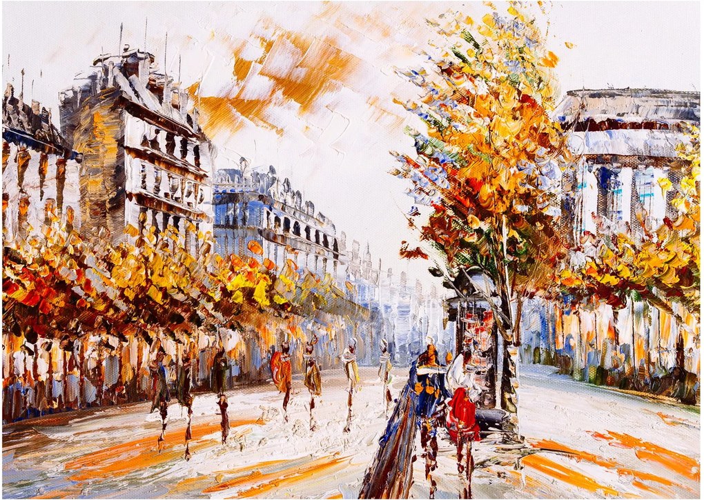 Tablou - Strada din Paris (70x50 cm)
