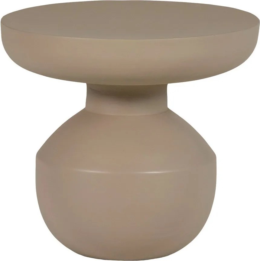 Măsuță auxiliară rotundă din metal ø 45 cm Bova – WOOOD