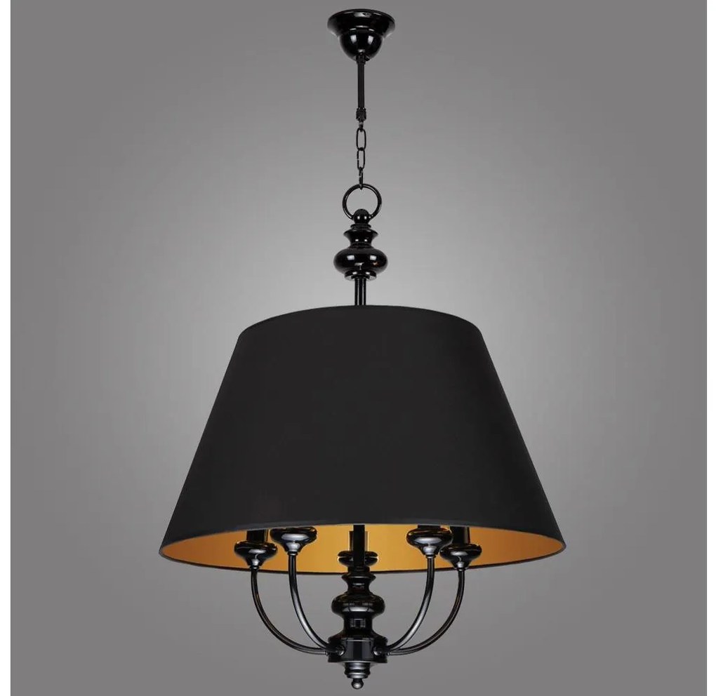 Kemar LR/5/B - Lustră pe lanț LABRADO 5xE14/60W/230V