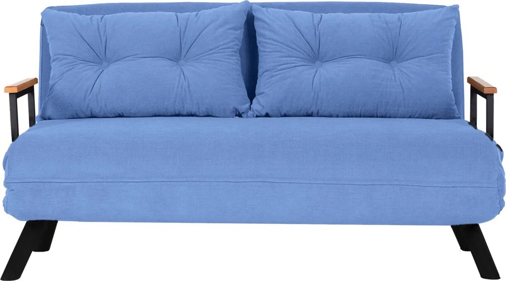 Canapea extensibila 2 locuri, Atelier del Sofa, 859FTN2707, Albastru