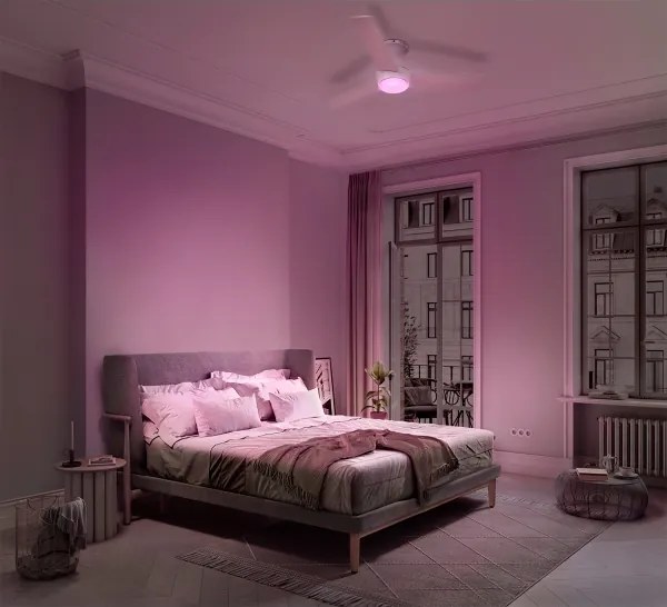 Osram - Ventilator de tavan LED RGB dimabil NORDES LED/18W/230V 3000-6500K + telecomandă