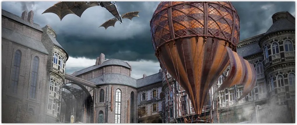 Tablou - Peisaj suprarealist (120x50 cm)