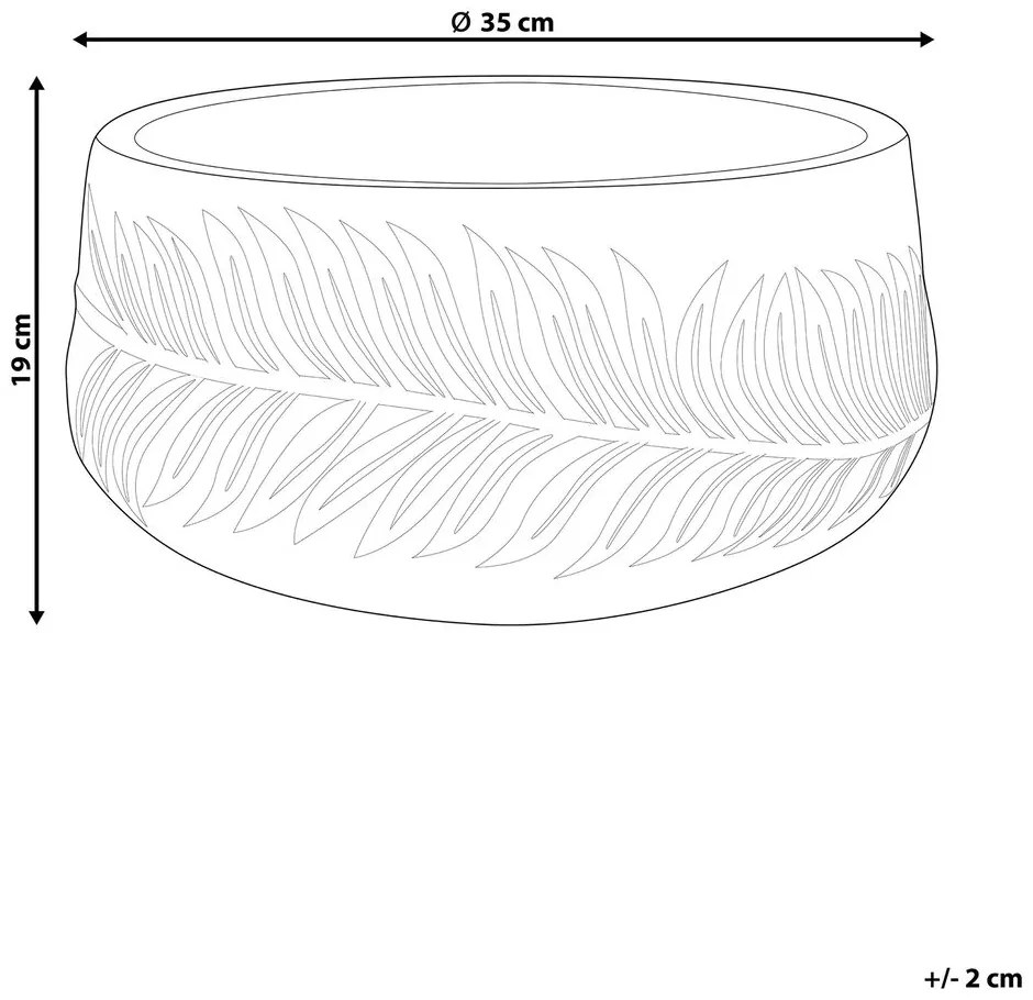 Ghiveci 19 cm Fiero (alb). 1075119
