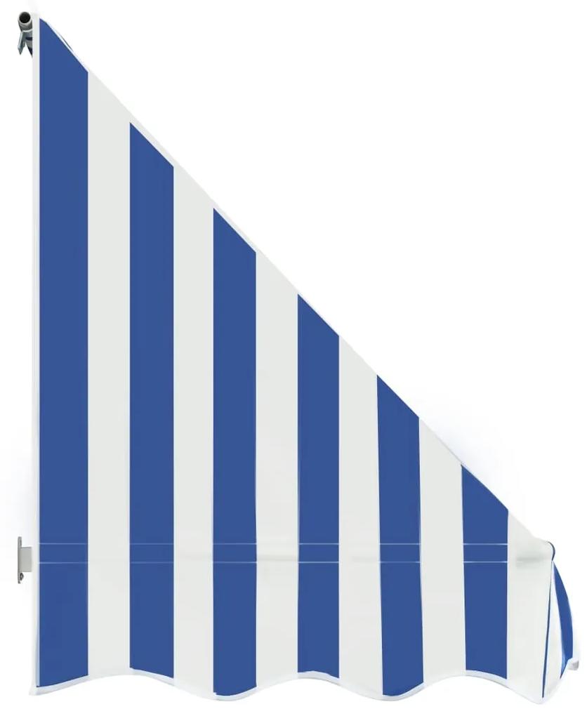 Copertina de bistro, albastru si alb, 350 x 120 cm Albastru si alb, 350 x 120 cm