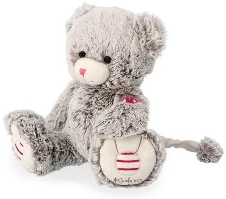 Kaloo - Jucărie de pluș cu melodie, urs ROUGE