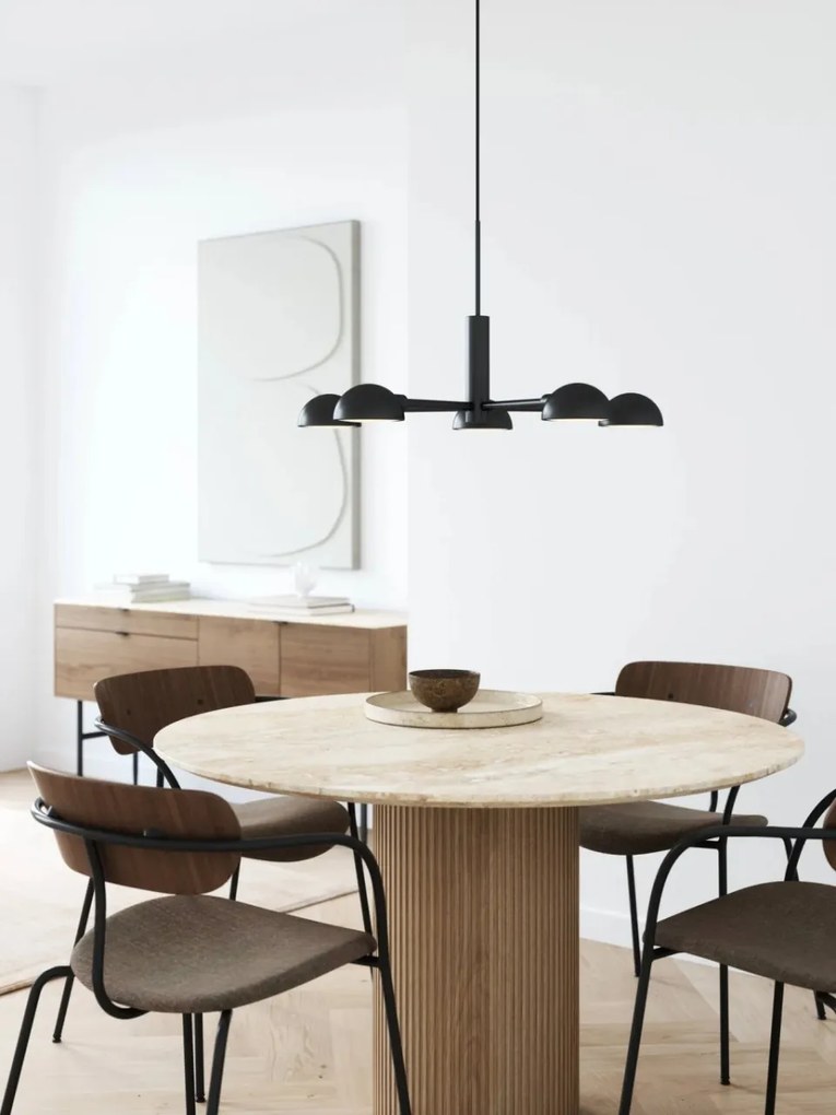 Lustra suspendata design modern Nomi negru