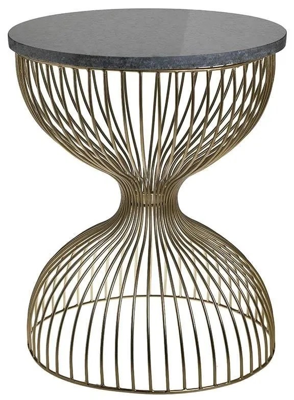 Masuta de cafea cu blat marmura 39 cm x 47 cm