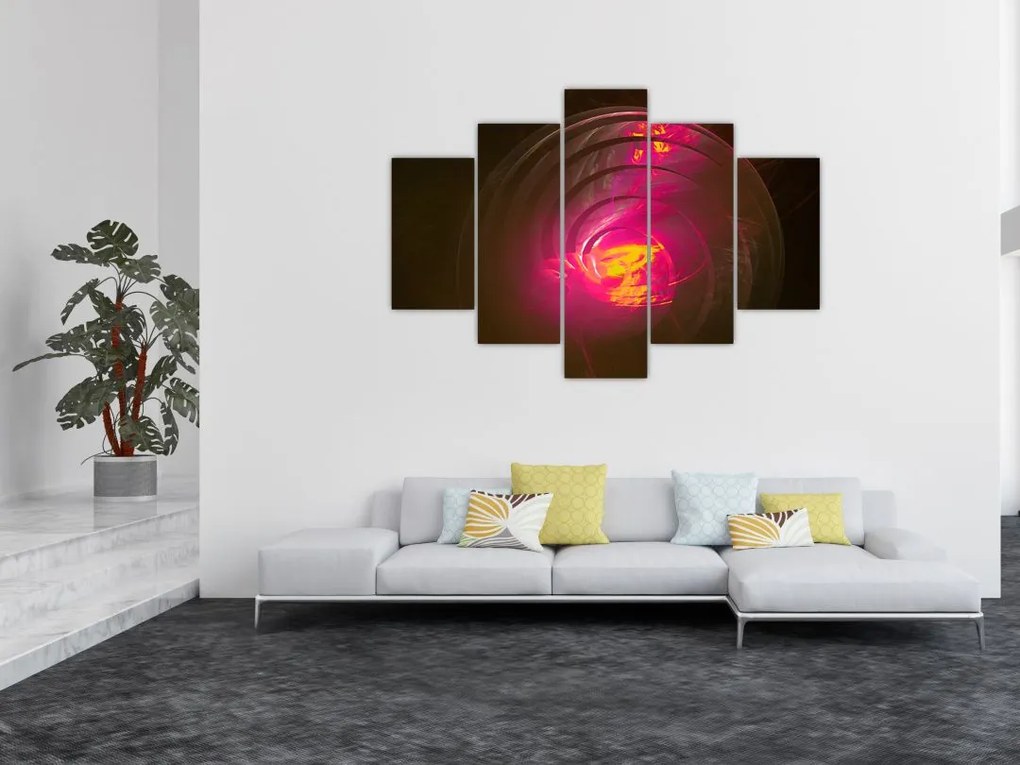 Tablou - abstacție cu spirala (150x105 cm)