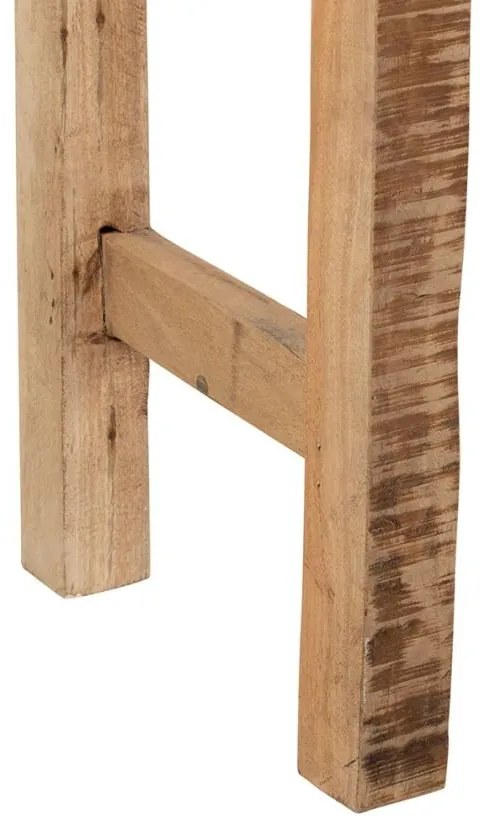 Consola din lemn de mango si acacia, aspect rustic, Campagne