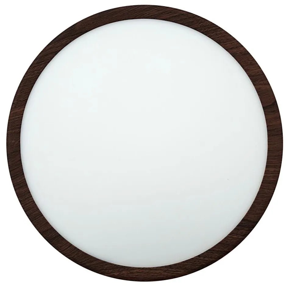 Plafonieră LED 24W/230V, 3000/4000/6500K, Ø 30 cm, maro