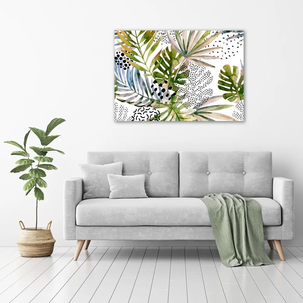 Tablou canvas Frunze tropicale