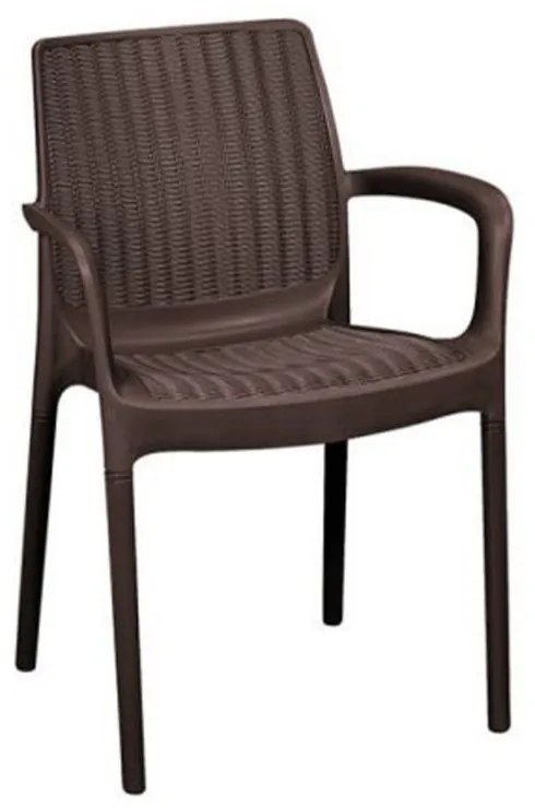 Scaun de grădină Bali mono, maro whisky