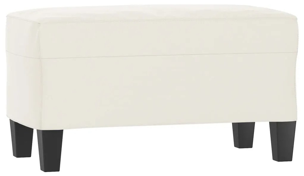 349450 vidaXL Bancă, bej, 70x35x41 cm, țesătură microfibră