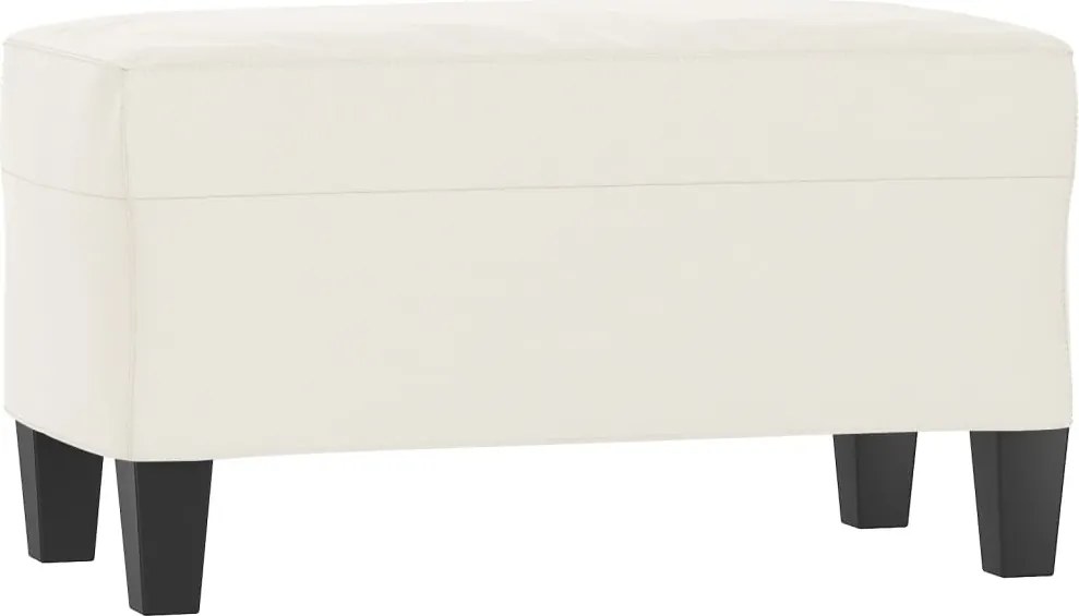 vidaXL Bancă, bej, 70x35x41 cm, țesătură microfibră