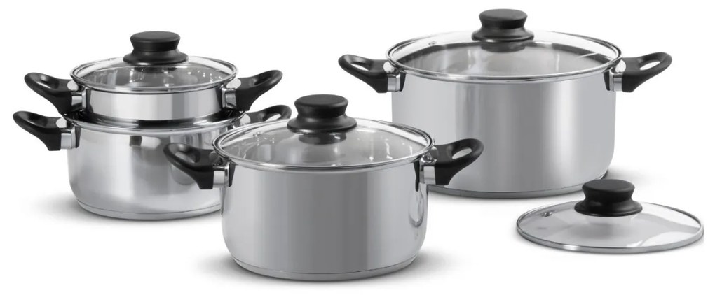 Set oale inox, 8 piese, Lima