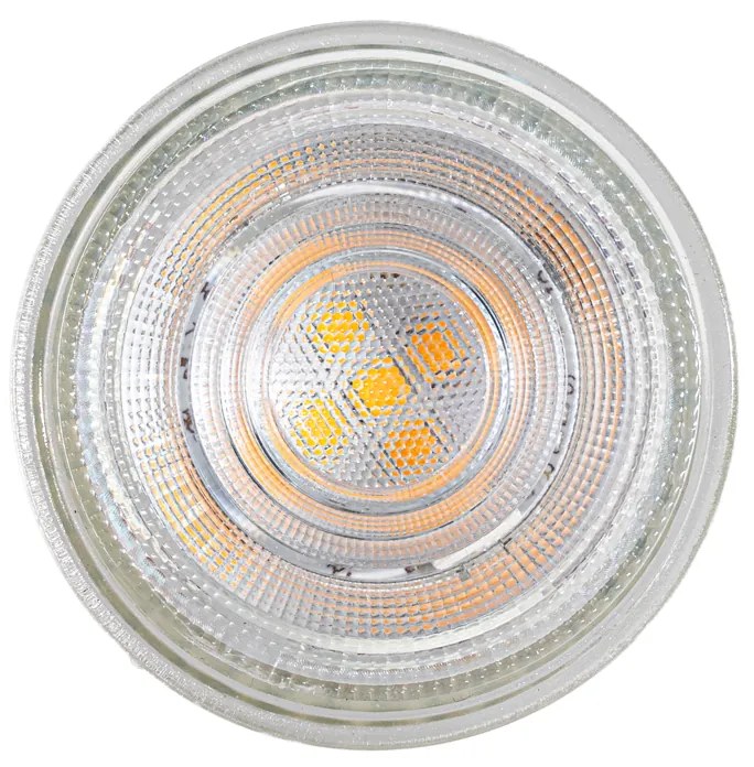 Set de 5 becuri LED GU10 50mm clare 3W 230 lm 2700K
