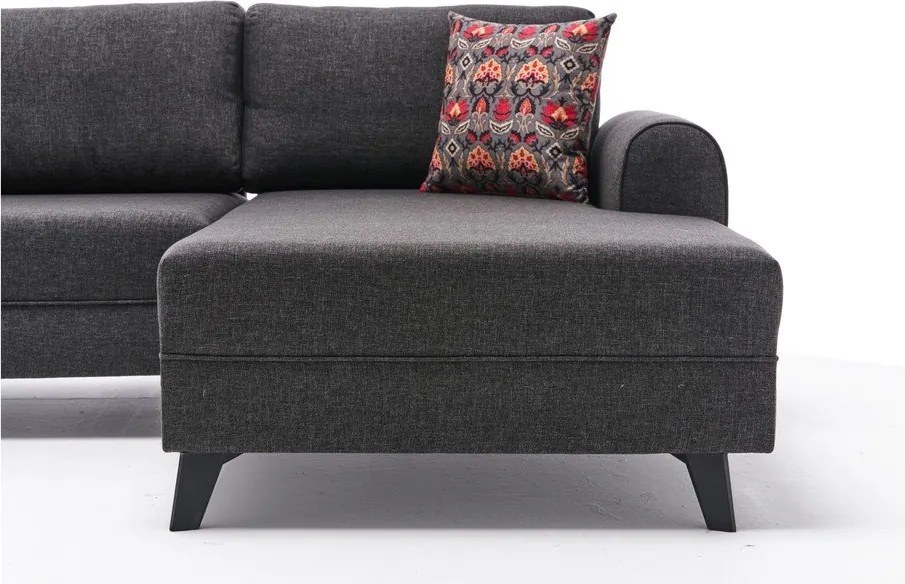 Colțar gri antracit (în formă de "U") Belen – Balcab Home