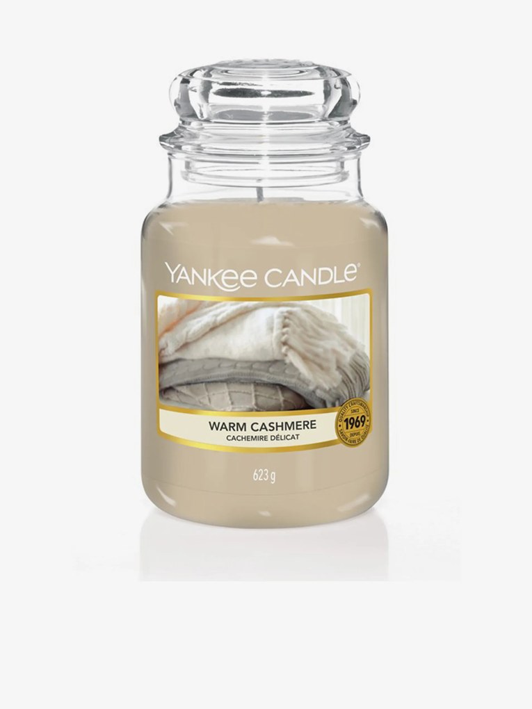 Yankee Candle alunei parfumata lumanare Warm Cashmere Classic mare