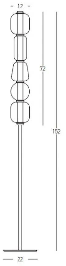 Lampadar  23064 Zambelis LED, Negru, Grecia