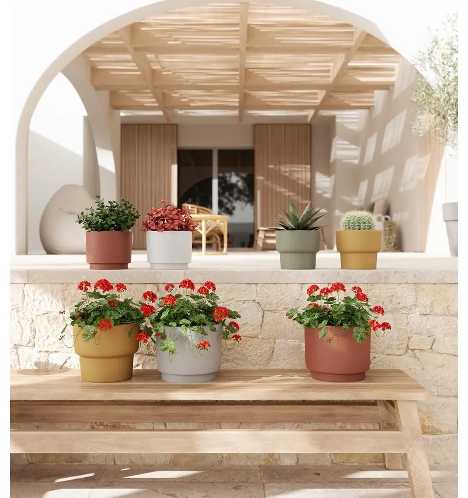 Ghiveci din ceramică făcut manual ø 20 cm Echo – Artevasi