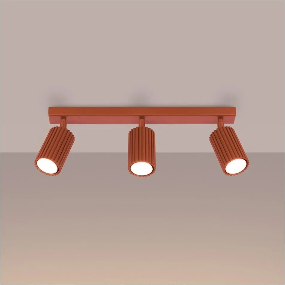 Brilagi - Spot LED CRESTO 3xGU10/10W/230V, roșu