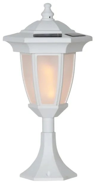 Corp de iluminat solar de exterior cu LED Star Trading Flame, alb
