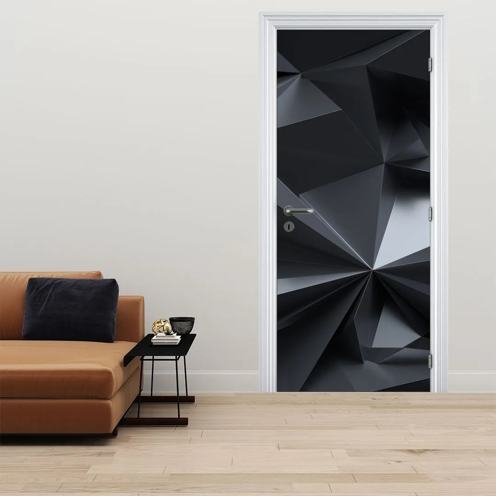 Fototapet pentru ușă - Abstract geometric (95x205cm)