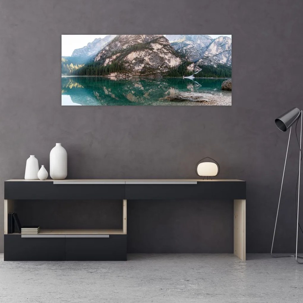 Tablou cu lac montan (120x50 cm)