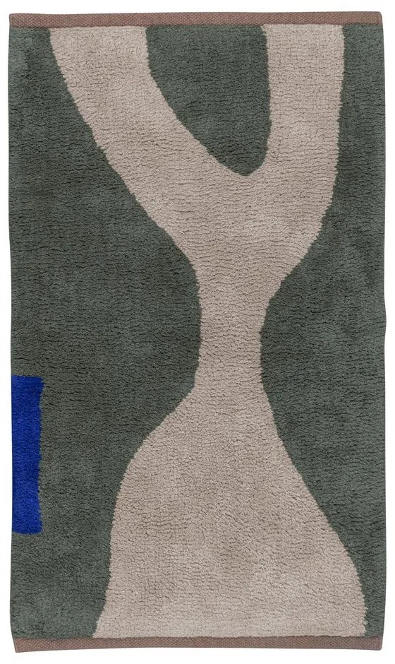 Covor verde închis lavabil din bumbac 50x80 cm Figura – Mette Ditmer Denmark