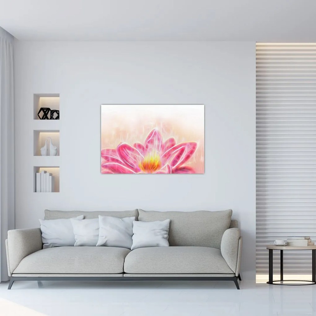 Tablou - Floare de lotus (90x60 cm)